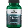 Swanson L-Arginine & L-Ornithine - 100 капсул