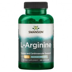 Отзывы L-Аргинин Swanson L-Arginine Maximum Strength 850 mg - 90 капсул