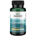 Swanson Л-Орнитин L-Ornithine 500 mg - 60 вег. капсул