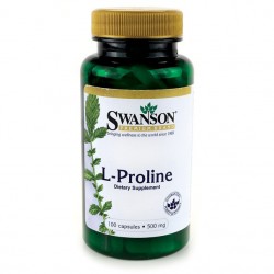 Swanson Л-Пролин L-Proline 500 mg - 100 капсул