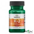 Swanson Витамин К2 Natural Vitamin K2 100 mcg - 30 гел.капсул