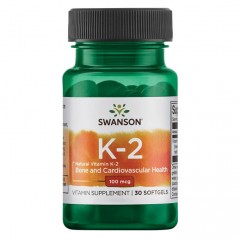 Отзывы Swanson Natural Vitamin K2 100 mcg - 30 гел.капсул