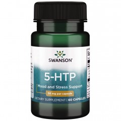 5-гидрокситриптофан Swanson 5-HTP 50 mg - 60 капсул
