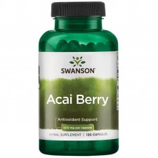 Swanson Ягоды асаи Acai Berry 500 mg - 120 капсул (срок 12.23)