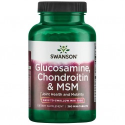 Swanson Glucosamine & Chondroitin & MSM - 360 таблеток