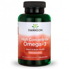Отзывы Жирные кислоты Swanson High Concentrate Omega 3 1140 mg - 120 капсул