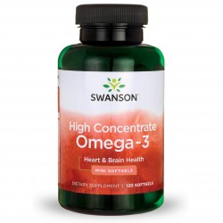Swanson High Concentrate Omega 3 1140 mg - 120 капсул