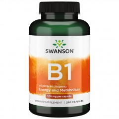 Swanson Vitamin B-1 100 mg - 250 капсул