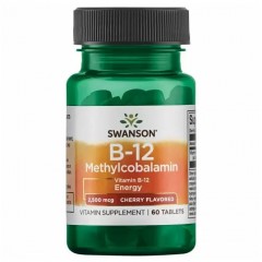 Отзывы Витамин B12 метилкобаламин Swanson Vitamin B-12 2500 mcg - 60 таблеток