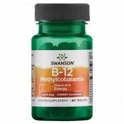 Swanson Витамин B12 (метилкобаламин) Vitamin B-12 2500 mcg - 60 таблеток