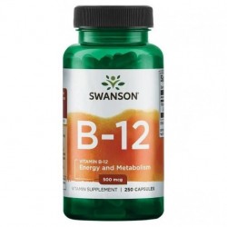 Swanson Vitamin B-12 500 mcg - 250 капсул