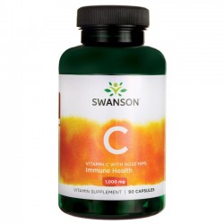Swanson Витамин C Vitamin C with Rose Hips 1000 mg - 90 капсул