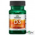 Swanson Витамин Д3 Vitamin D3 1000 IU (25 mcg) - 30 капсул