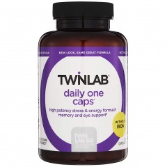 Twinlab Daily One Caps Without Iron - 90 капсул (без железа)
