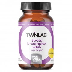 Комплекс витаминов B Twinlab Stress B-Complex - 100 капсул