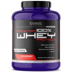 Ultimate Nutrition Prostar 100% Whey Protein - 2390 грамм клубника