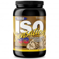 Ultimate Nutrition Iso-Sensation 93 - 910 грамм (2lb) бразильский кофе