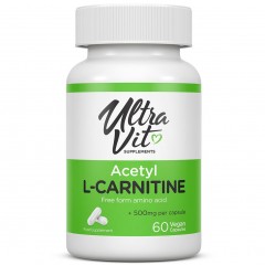 Отзывы Ultra Vit Acetyl-L-Carnitine 500 mg - 60 капсул