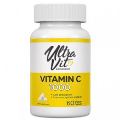 Отзывы Аскорбиновая кислота Ultra Vit Vitamin C 1000 mg - 60 капсул