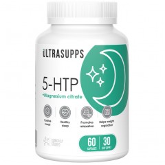 UltraSupps 5-HTP + Magnesium Citrate - 60 капсул