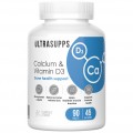 UltraSupps Calcium & Vitamin D3 - 90 таблеток