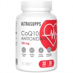 Отзывы UltraSupps Coenzyme Q10 100 mg - 30 гелевых капсул