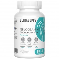 Для суставов и связок UltraSupps Glucosamine Chondroitin MSM - 90 таблеток