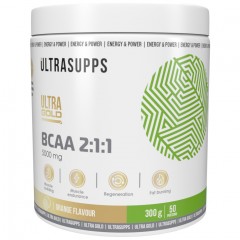 UltraSupps Ultra Gold BCAA 2:1:1 - 300 грамм