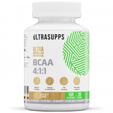 UltraSupps Ultra Gold BCAA 4:1:1 - 150 капсул