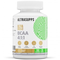 UltraSupps Ultra Gold BCAA 4:1:1 - 150 капсул