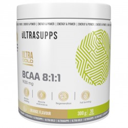 UltraSupps Ultra Gold BCAA 8:1:1 - 300 грамм