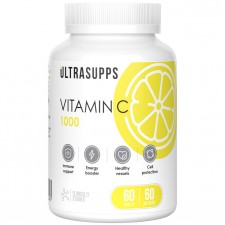 UltraSupps Vitamin C 1000 mg - 60 таблеток