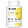 UltraSupps Vitamin D3 2000 IU - 180 гел.капсул