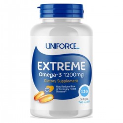 Uniforce Extreme Omega-3 1200 мг - 120 гелевых капсул