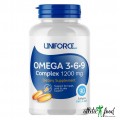 Uniforce Omega 3-6-9 Complex 1200 мг - 90 гелевых капсул