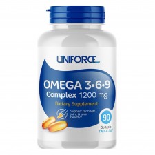 Uniforce Omega 3-6-9 Complex 1200 мг - 90 гелевых капсул