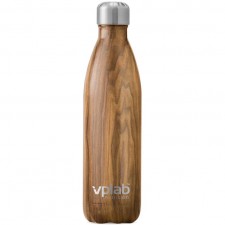 VPLab термобутылка Metal Water Thermo Bottle - 500 мл (дерево)