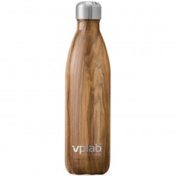 VPLab термобутылка Metal Water Thermo Bottle - 500 мл (дерево)