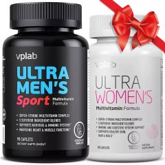 Отзывы VPLab Ultra Men's Sport Multivitamin + Ultra Women's Multivitamin - 90/90 каплет