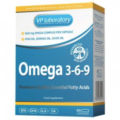 Комплекс жирных кислот VPLab Omega 3-6-9 - 60 капсул 