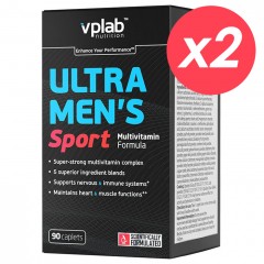 Витаминно-минеральный комплекс для мужчин VPLab Ultra Men's Sport Multivitamin Formula - 180 каплет (2 шт по 90 каплет)