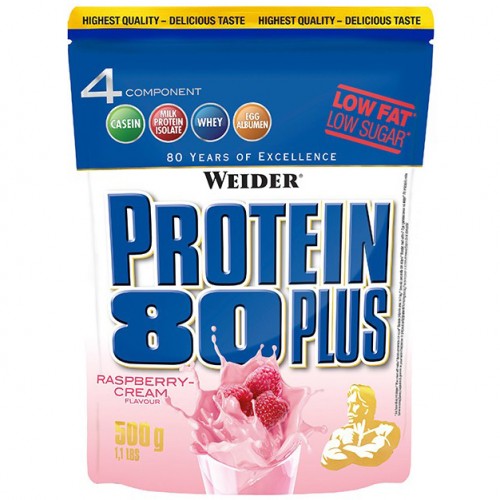 Многокомпонентный протеин Weider Protein 80 Plus - 500 грамм кокос