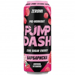 ZEROMI Энергетик Pre-Workout Pump Dash - 450 мл барбариска