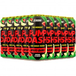 ZEROMI Энергетик Pre-Workout Pump Dash (арбуз-дыня) - 12х450 мл