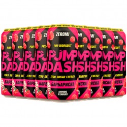 ZEROMI Энергетик Pre-Workout Pump Dash (барбариска) - 12х450 мл