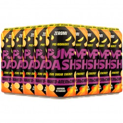 ZEROMI Энергетик Pre-Workout Pump Dash (манго-апельсин) - 12х450 мл