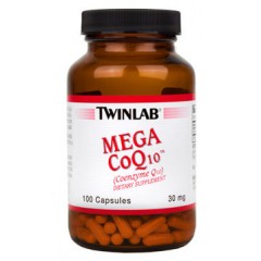 Коэнзим Q10 Twinlab Mega CoQ10  30 мг - 100 капсул