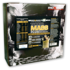 Ironman Турбо Масс Плюс с креатином - 1400 грамм