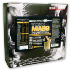 Ironman Турбо Масс Плюс с креатином - 1400 грамм