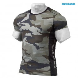 Better Bodies  Футболка Tight Fit Tee, Green camoprint